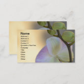 Pink Orchid Expression Business Card (Front/Back)