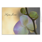 Pink Orchid Expression Name Place Card