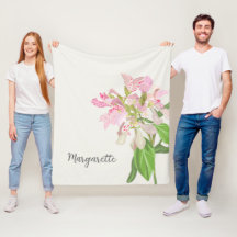 Pink Orchid Floral Design – Elegant Botanical Art