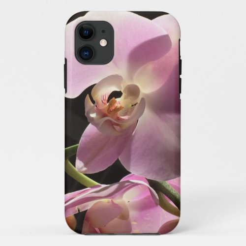 Pink Orchid Floral Phone Cover Case Flowers