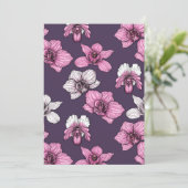 Pink orchid flowers (Standing Front)