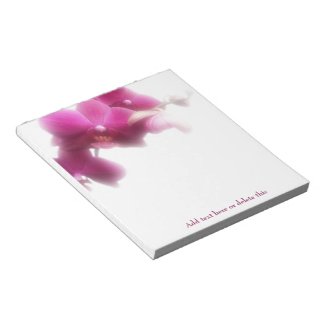 Pink Orchid Notepad
