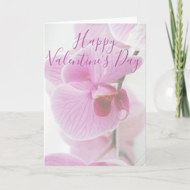 Pink Orchid | Personalized Valentine's Day