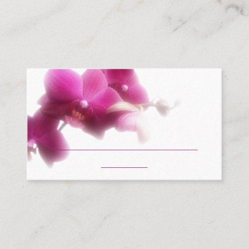 Pink Orchid Place Card 35 x 20 100 pack