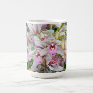 Pink Orchids Coffee Mug