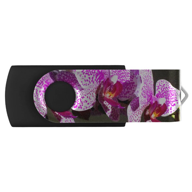 Pink Orchids Flash Drive (Front)