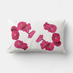 Pink Orchids II Lumbar Pillow