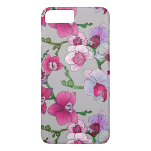 Pink Orchids In Bloom iPhone 8 Plus/7 Plus Case