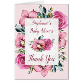 Pink Orchids & Roses Baby Shower (Front)