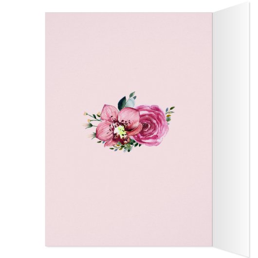 Pink Orchids & Roses Baby Shower (Inside (Left))