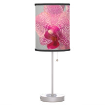 Pink Orchids Table Lamp