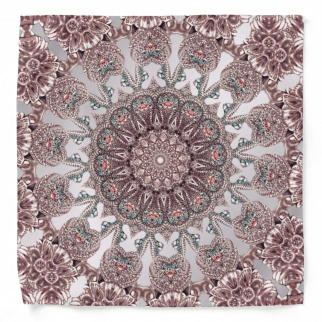 Pink Ornamental Bandana (Front)