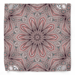 Pink Ornamental Bandana