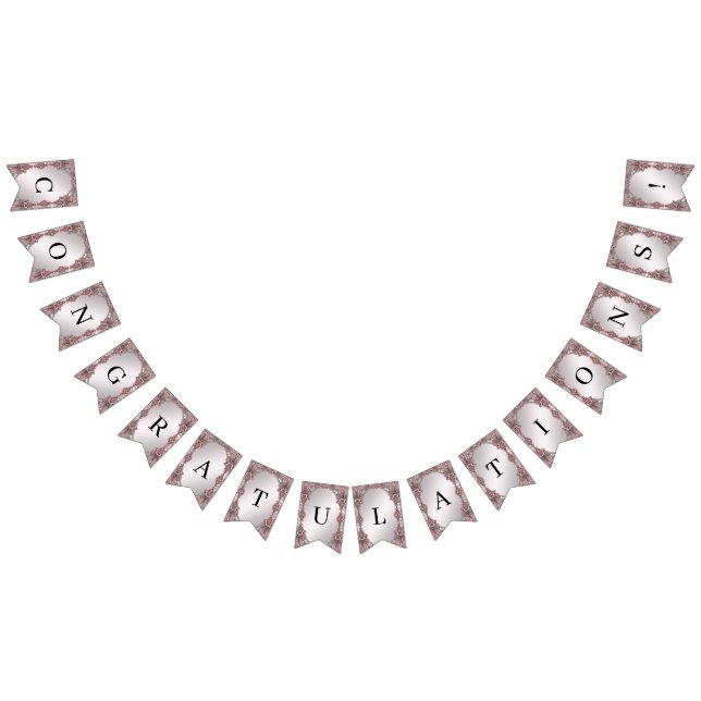 Pink Ornamental Bunting Flag (All)