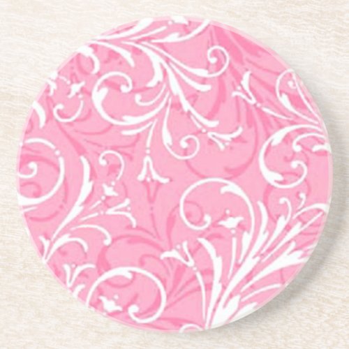 Pink Ornamental Coaster