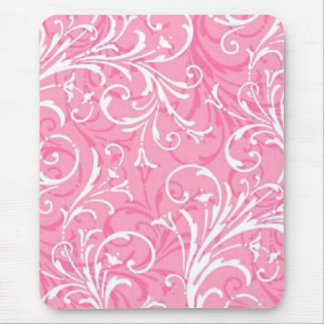 Pink Ornamental Mouse Pad