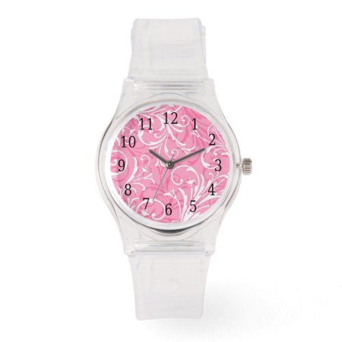 Pink Ornamental Watch