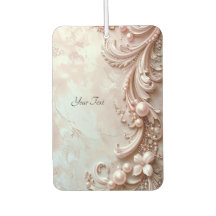 Pink Ornate Pearl and Floral Air Freshener