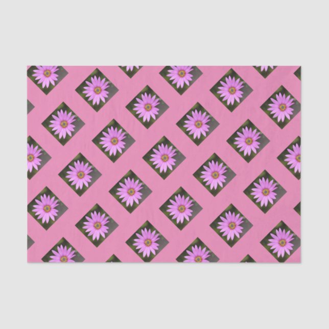 Pink Osteospermum Tissue Paper (Front)