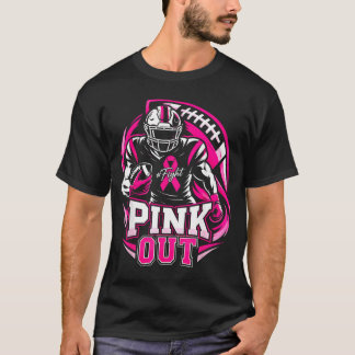 Pink out tackle breast cancer awareness american T-Shirt
