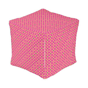 Pink Outdoor Pouf