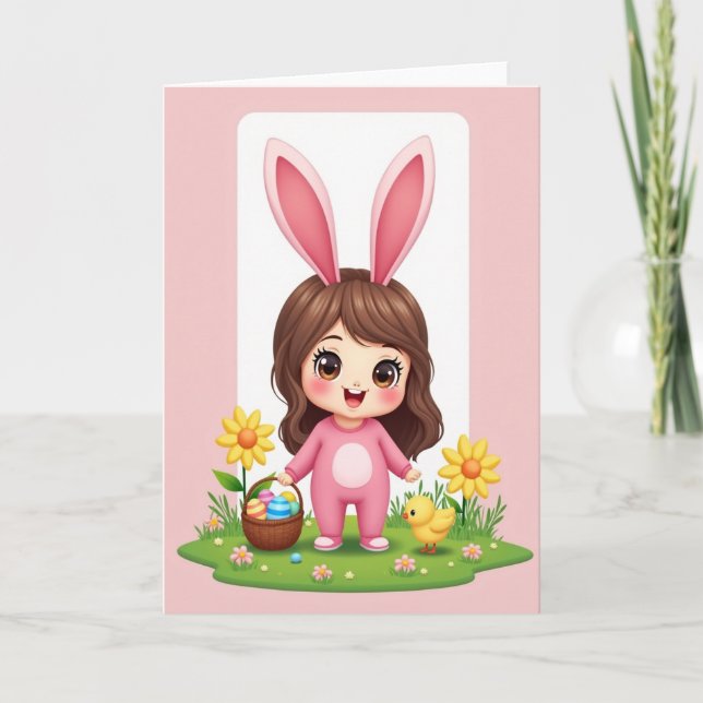 Pink Outfit Joy Pattern Card (Front)