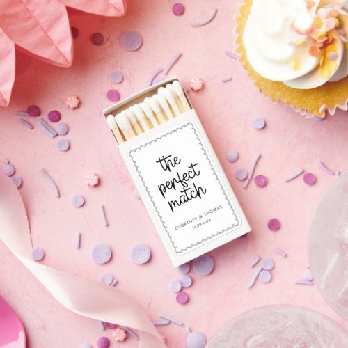 Pink Outline bold text type Matchboxes