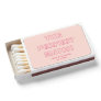 Pink Outline bold text type Matchboxes