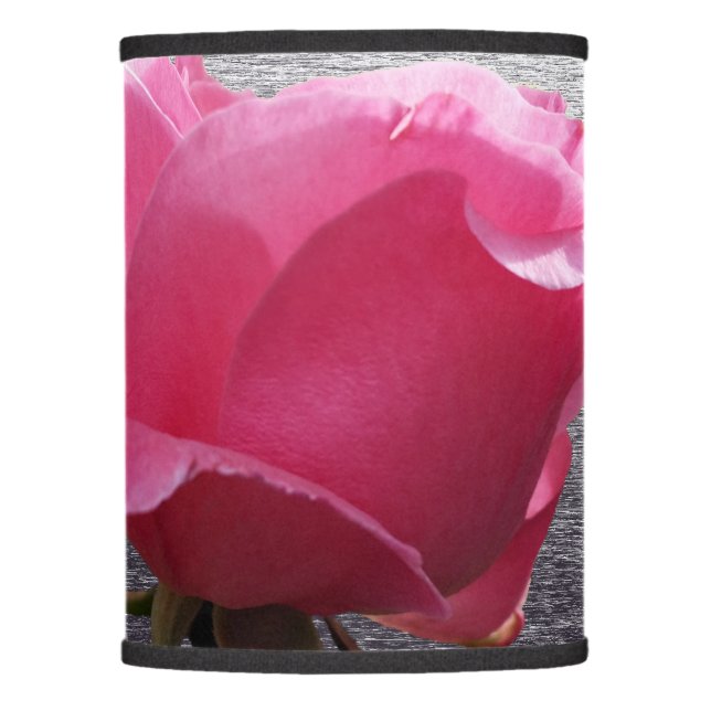 pink over gray lamp shade (Front)