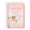 Pink Owl Baby Shower Invitation