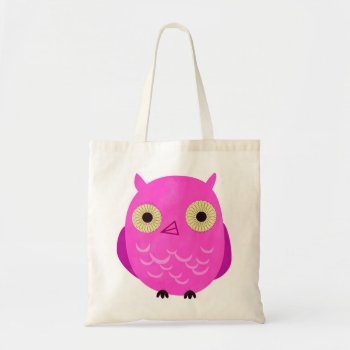 Pink Owl Bag by spinsugar at Zazzle