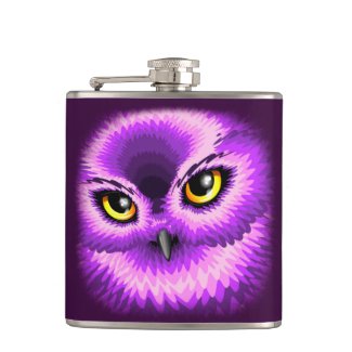 Pink Owl Eyes Flasks