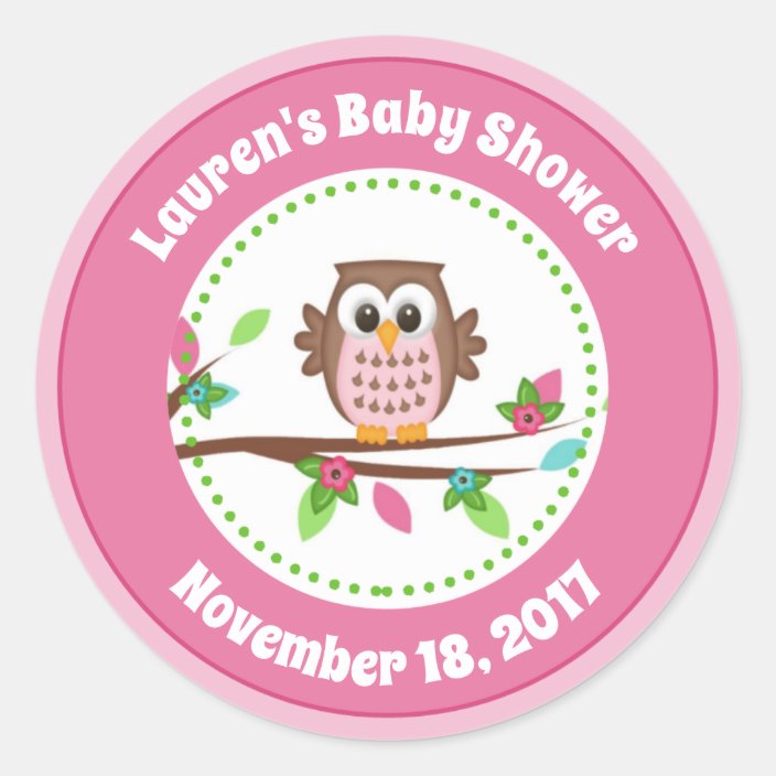 owl baby shower favors