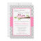 Pink Owl Gray Chevron Girl Baby Shower