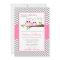 Pink Owl Gray Chevron Girl Baby Shower