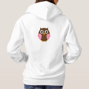 Pink Owl Hoodie