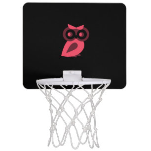 Pink Owl Mini Basketball Goal Hoop