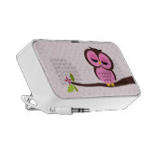 Pink Owl Mini Speaker (Side)