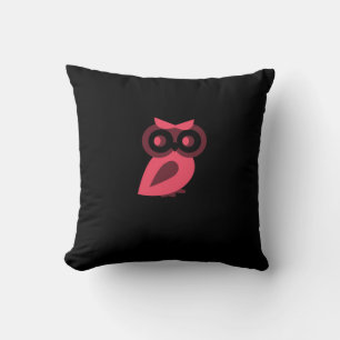 Pink Owl Pillow