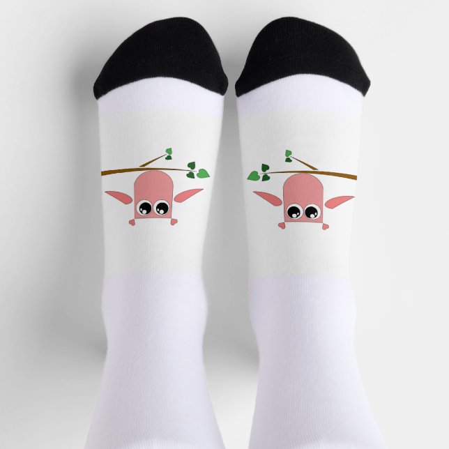 Pink Owl Socks (Top)