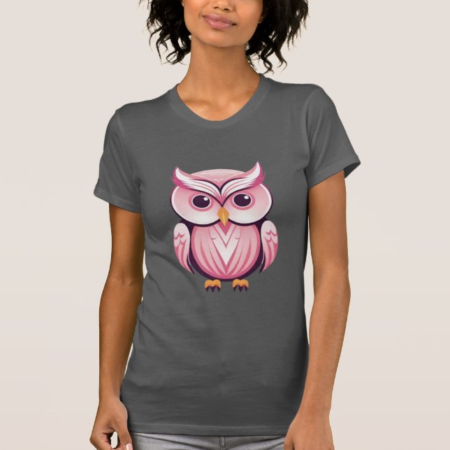 Pink Owl T-Shirt (Front)
