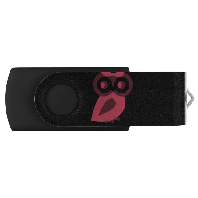 Pink Owl USB Flash Drive (Front)