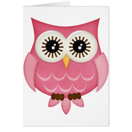 Pink Owls Cards (Front)