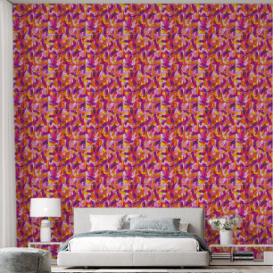 Pink paint  Abstract Pattern  Wallpaper
