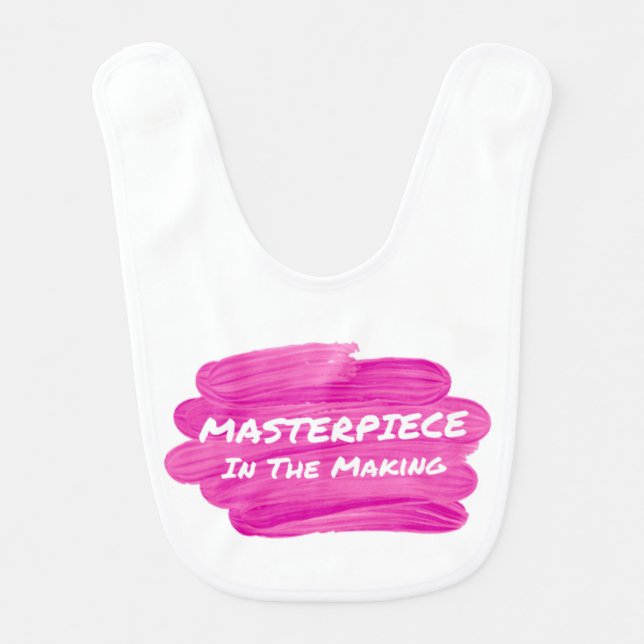 Pink Paint Bib (Front)