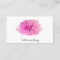 pink paint splash business card