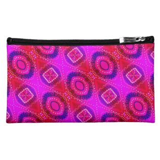 Pink Painted Gypsy Medallion - Quaraun CosPlay Cosmetic Bag