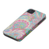 Pink Paisley Case-Mate iPhone 4 Case (Bottom)