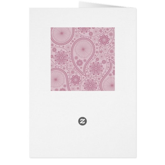 Pink paisley pattern (Back)