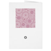 Pink paisley pattern cards (Back)